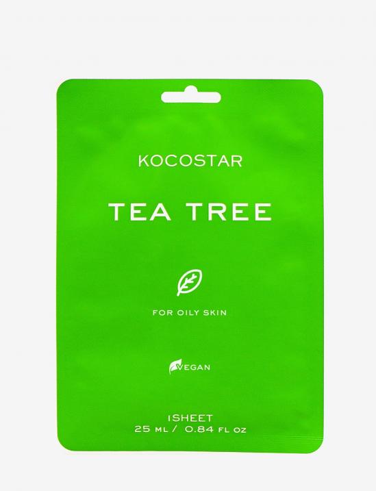 Шийт маска Kocostar 4Masks Tea Tree