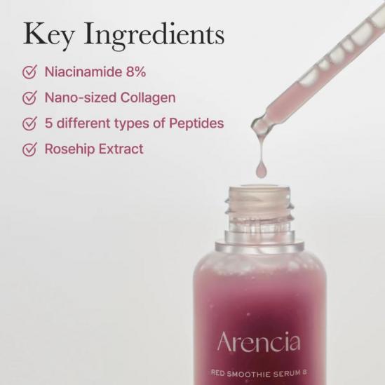 Arencia Fresh Red Smoothie Serum 8, 30ml