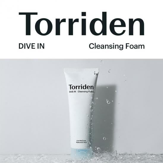 Torriden DIVE-IN Low Molecular Hyaluronic Acid Cleansing Foam 150ml