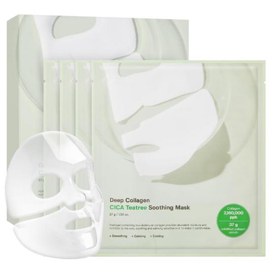 Кутия 4 бр. Sungboon Editor Deep Collagen Cica Teatree Soothing Mask