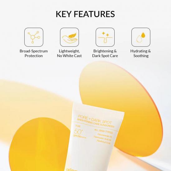 Celimax Pore+Dark Spot Brightening Care Sunscreen SPF50+ PA++++