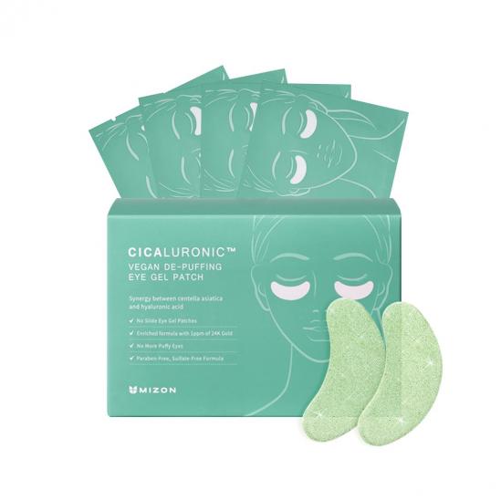  Mizon Cicaluronic Vegan De-Puffing Eye Gel Patches 21 pairs*3.6g