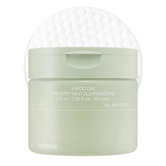 Celimax JIWOOGAE One Step Mild Cleansing Pad (60pads)