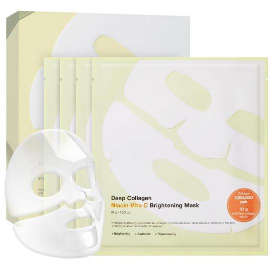Кутия 4 бр. Sungboon Editor Deep Collagen Niacin Vita C Brightening Mask