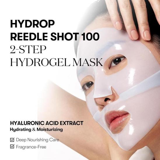 VT Cosmetics  Hydrop Reedle Shot 100hl 2-Step Hydrogel Mask