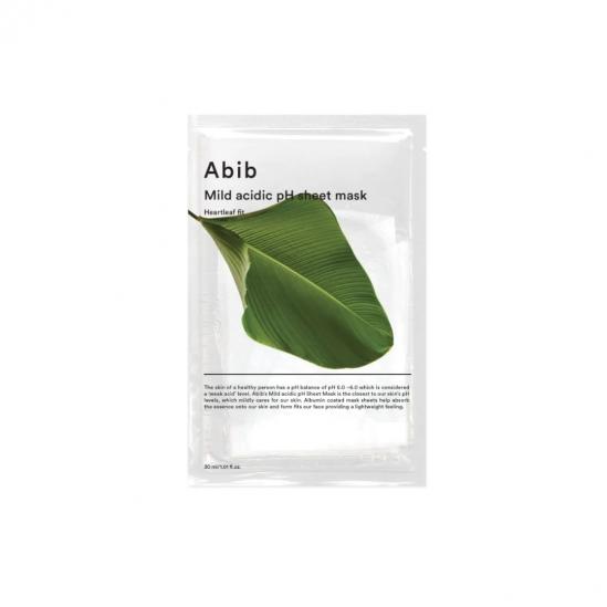 ABIB Mild Acidic pH Sheet Mask Heartleaf Fit