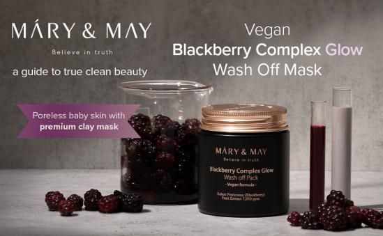 Mary&May Blackberry Complex Glow Washoff Pack 125g