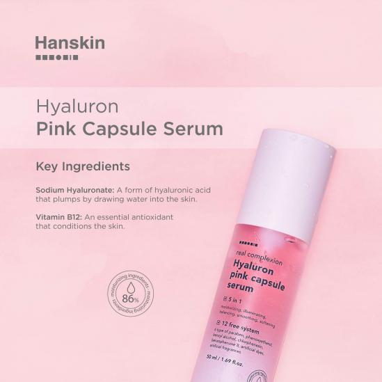 HANSKIN Real Complexion Hyaluron Pink Capsule Serum