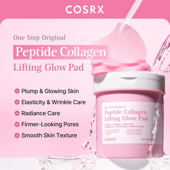 COSRX One Step Original Peptide Collagen Lifting Glow Pad 100EA