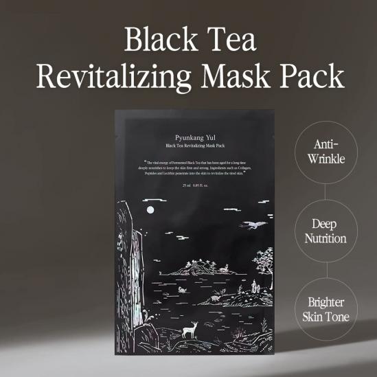 Pyunkang yul Black Tea Revitalizing Mask Pack
