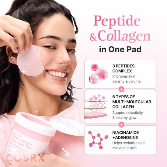 COSRX One Step Original Peptide Collagen Lifting Glow Pad 100EA