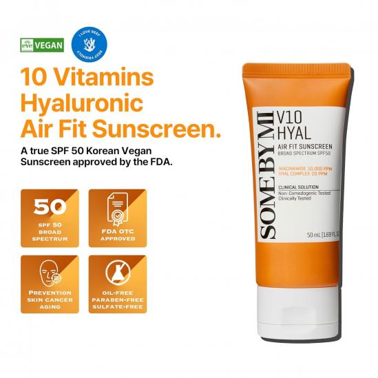  SOMEBYMI V10 HYAL Airfit Sunscreen SPF50+