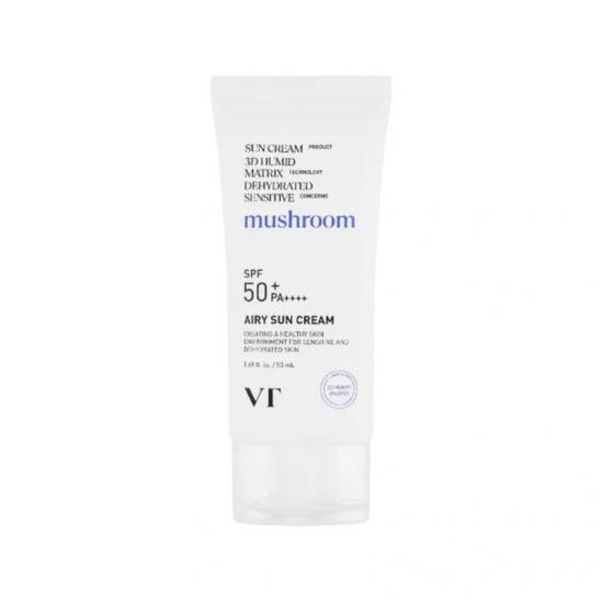  VT COSMETICS Airy Sun Cream Mushroom SPF 50+ PA++++  50ml