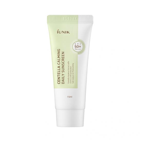 Мини Слънцезащита iUinik Centella Calming Daily Suncreen SPF50+ PA++++ mini, 15 ml