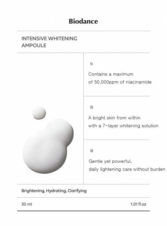 Biodance Intensive Whitening Ampoule - exp.25.1.2027