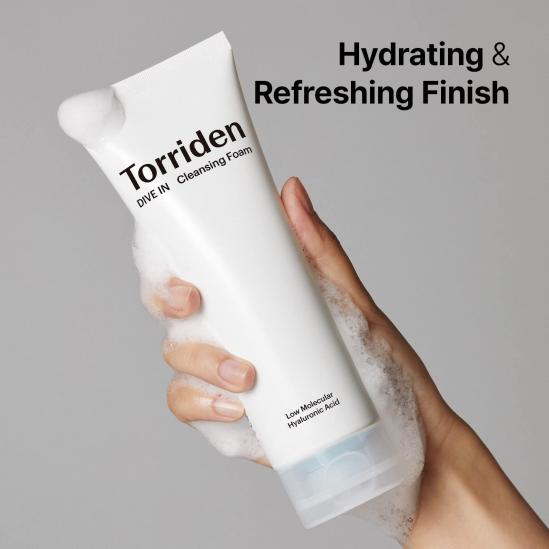 Torriden DIVE-IN Low Molecular Hyaluronic Acid Cleansing Foam 150ml