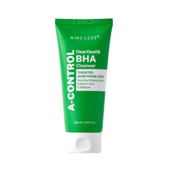 NINE LESS A-Control Heartleaf & BHA Cleanser 120ml