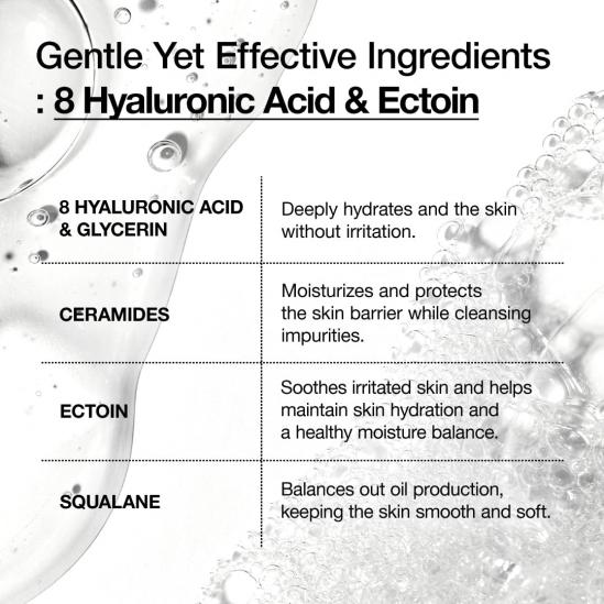  Anua 8 Hyaluronic Acid Moisturizing Gentle Gel Cleanser 150 ml