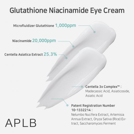 APLB Glutathione Niacinamide Eye Cream