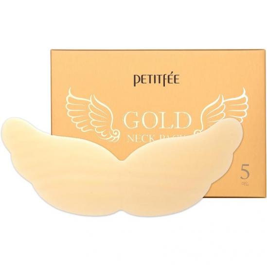 Кутия 5 бр. Petitfee Gold neck pack 5sheets 
