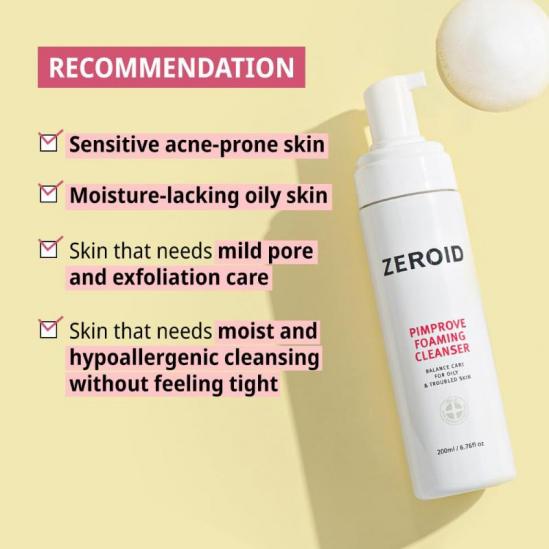 ZEROID Pimprove Foaming Cleanser 200ml
