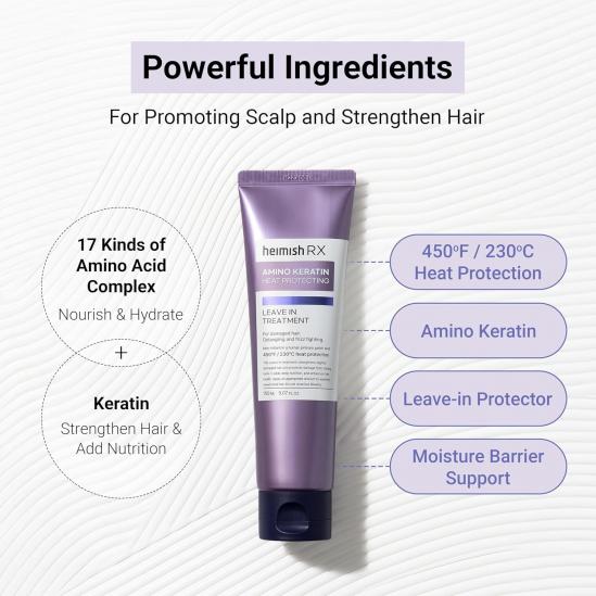 Heimish RX Amino Keratin Heat Protecting Leave In Treatment 150ml