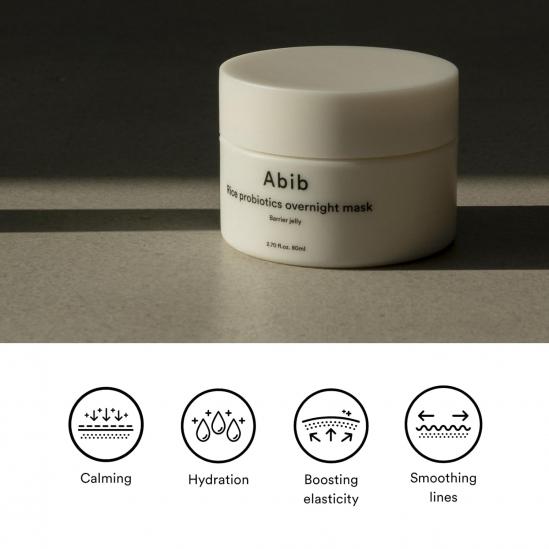 Abib Rice Probiotics Overnight Mask Barrier Jelly 80мл