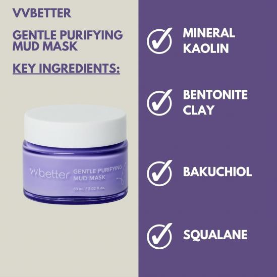 VVBetter Gentle Purifying Mud Mask 60ml 