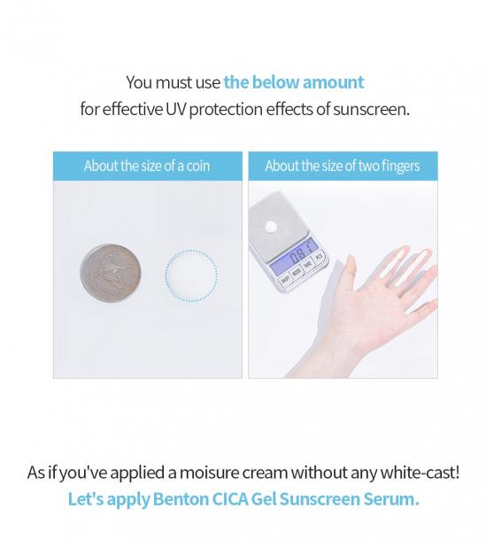  BENTON CICA GEL SUNSCREEN SERUM [SPF50/PA++++] 50G