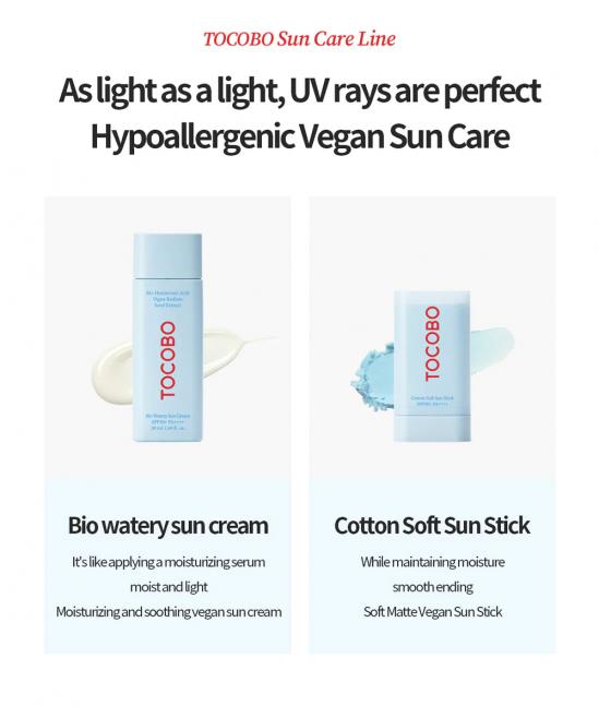  Tocobo COTTON SOFT SUN STICK SPF50+ PA++++	
