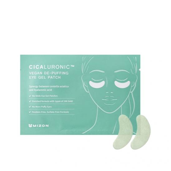  Mizon Cicaluronic Vegan De-Puffing Eye Gel Patches 1 pair