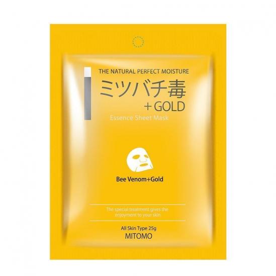 Шийт Маска МITOMO Bee Venom+Gold