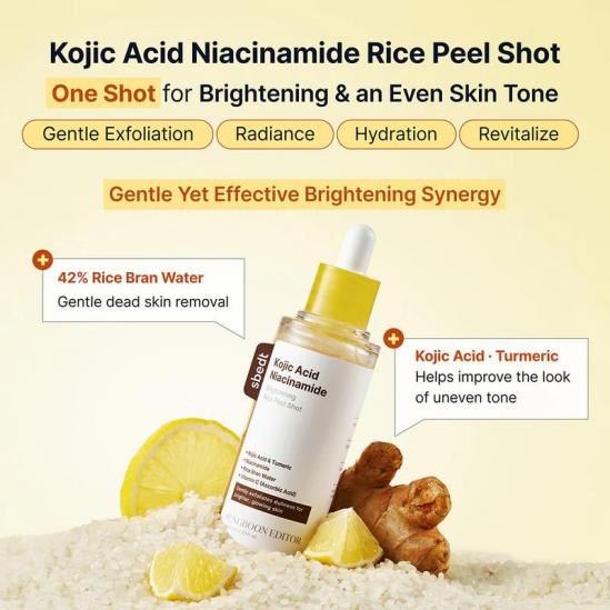 Sungboon Editor Kojic Acid Niacin Brightening Rice Peel Shot 80ml