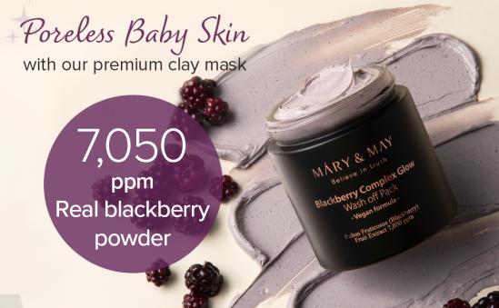 Mary&May Blackberry Complex Glow Washoff Pack 125g