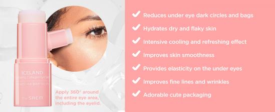 THE SAEM Iceland Hydrating Collagen Eye Stick 