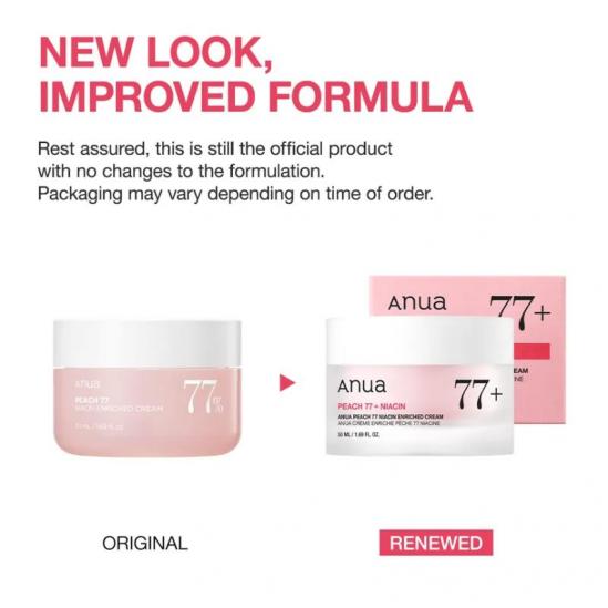 ANUA Peach 77% Niacin Enriched Cream
