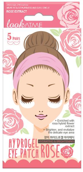 LookATME Hydrogel Eye Patch - Rose / 5 чифта в опaковка/