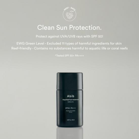 Abib Heartleaf Sun Essence Calming Drop SPF50 SPF 50+ PA++++ - exp.18.02.2027