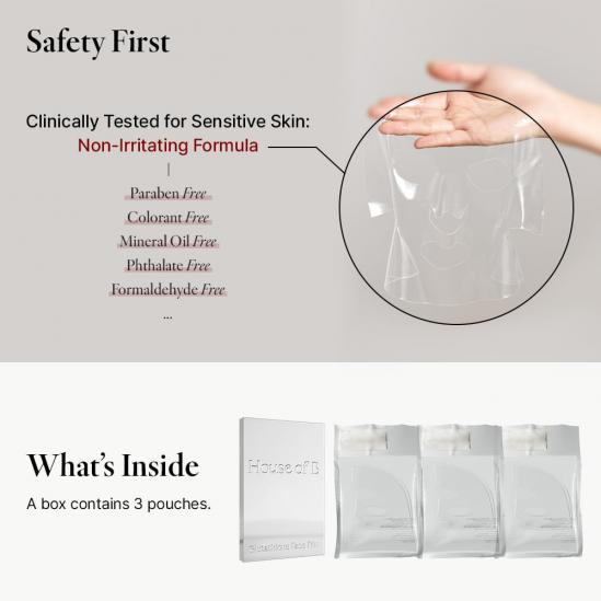  House of B Glutathione Face Film 3pcs box