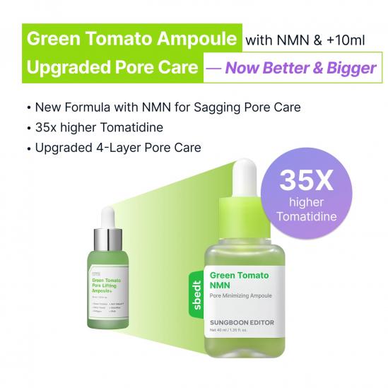 Sungboon Editor Green Tomato NMN Pore Minimizing Ampoule 