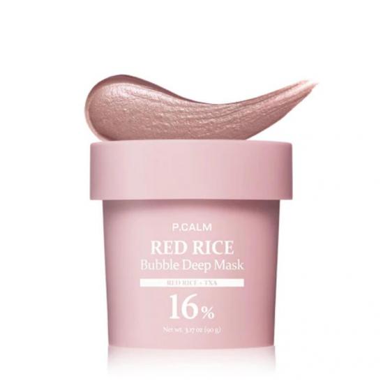  P.CALM Red Rice Bubble Deep Mask