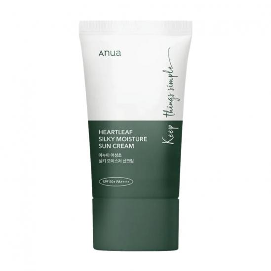 Anua Heartleaf Silky Moisture Sun Cream SPF50+ PA++++, 50 ml
