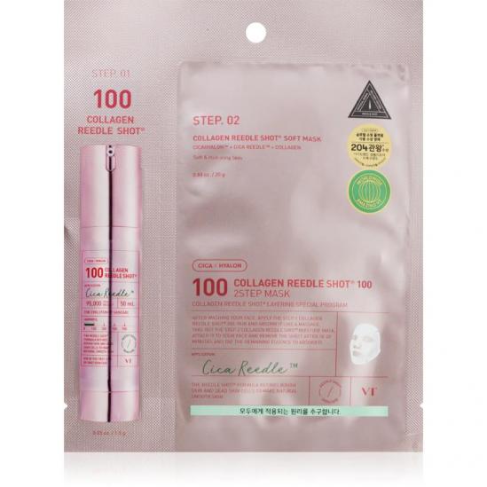  VT COSMETICS Collagen Reedle Shot 100 2-Step Mask