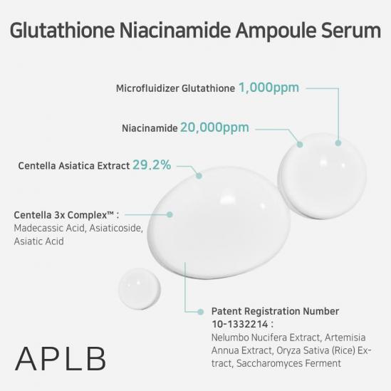  APLB Glutathione Niacinamide Ampoule Serum