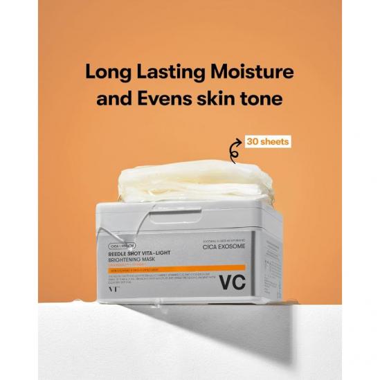  VT Cosmetics  Reedle Shot Vita-Light Radiant Mask (30 Pieces)
