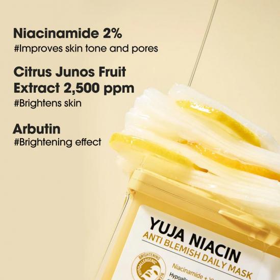 Some By Mi Yuja Niacin Anti-Blemish Daily Mask 30 sheets