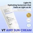  VT COSMETICS Airy Sun Cream Mushroom SPF 50+ PA++++  50ml
