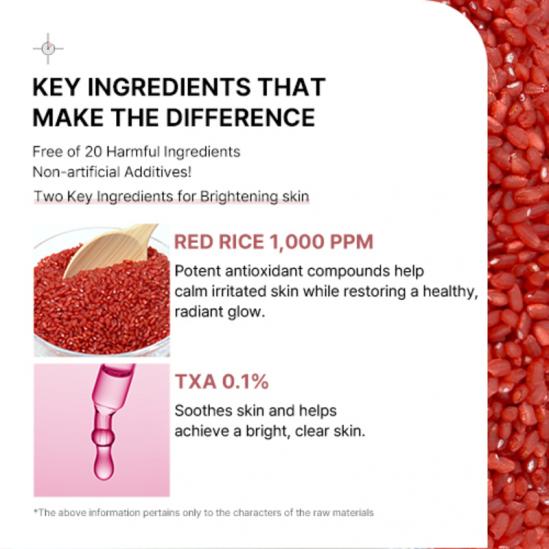  P.CALM Red Rice Bubble Deep Mask