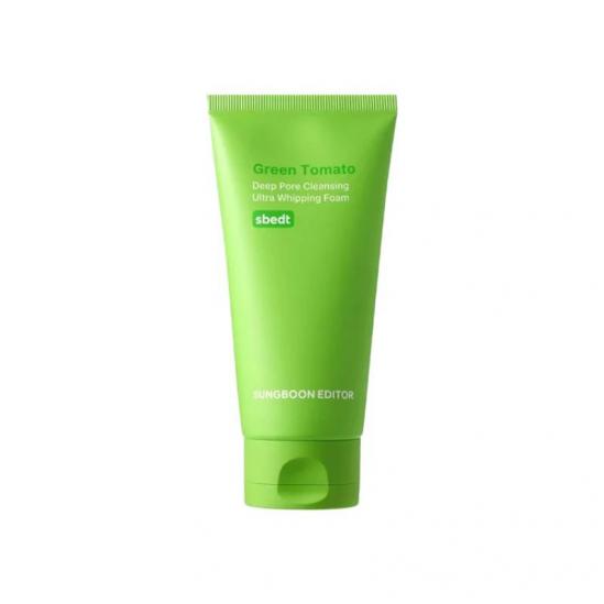 Sungboon Editor Green Tomato Deep Pore Cleansing Ultra Whipping Foam 120g