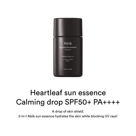 Abib Heartleaf Sun Essence Calming Drop SPF50 SPF 50+ PA++++ - exp.18.02.2027
